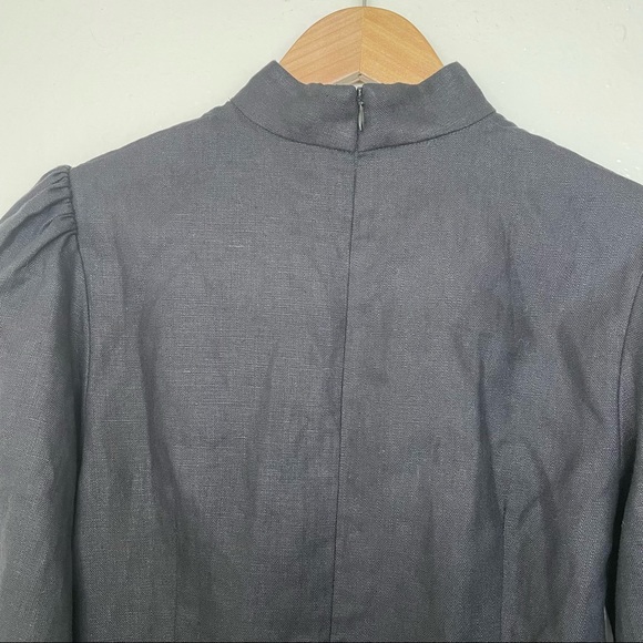 Sofia The Label Elsa Long Sleeve Linen Dress - Picture 10 of 14